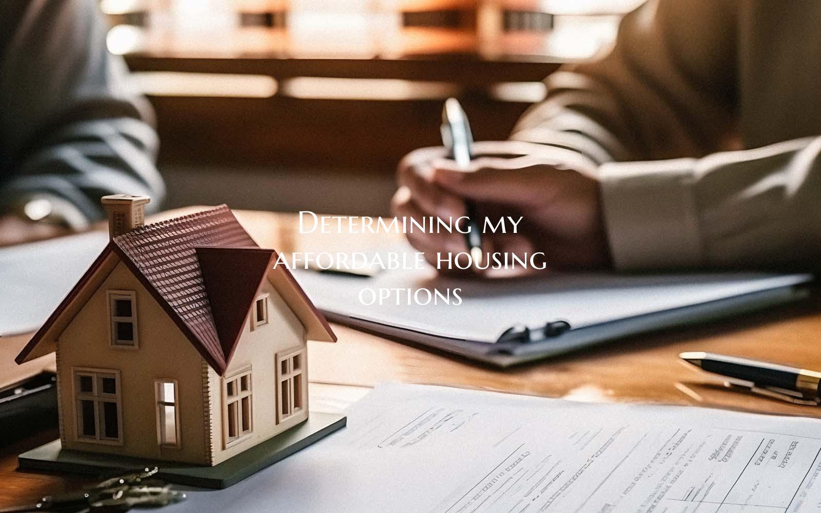 Determining my affordable ho...
